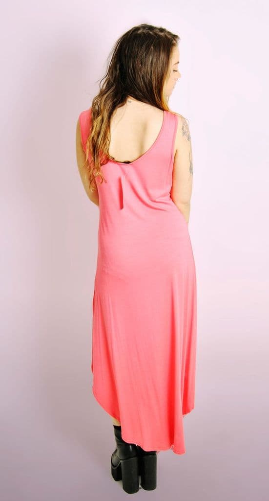 Dip Hem Jersey Dress